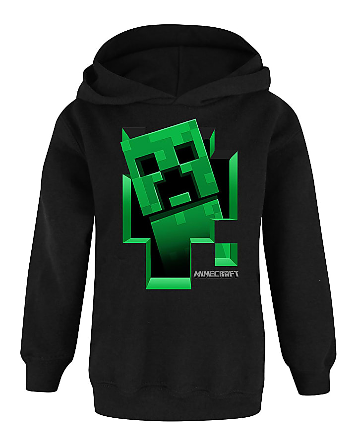 Black Minecraft Creeper Hoodie