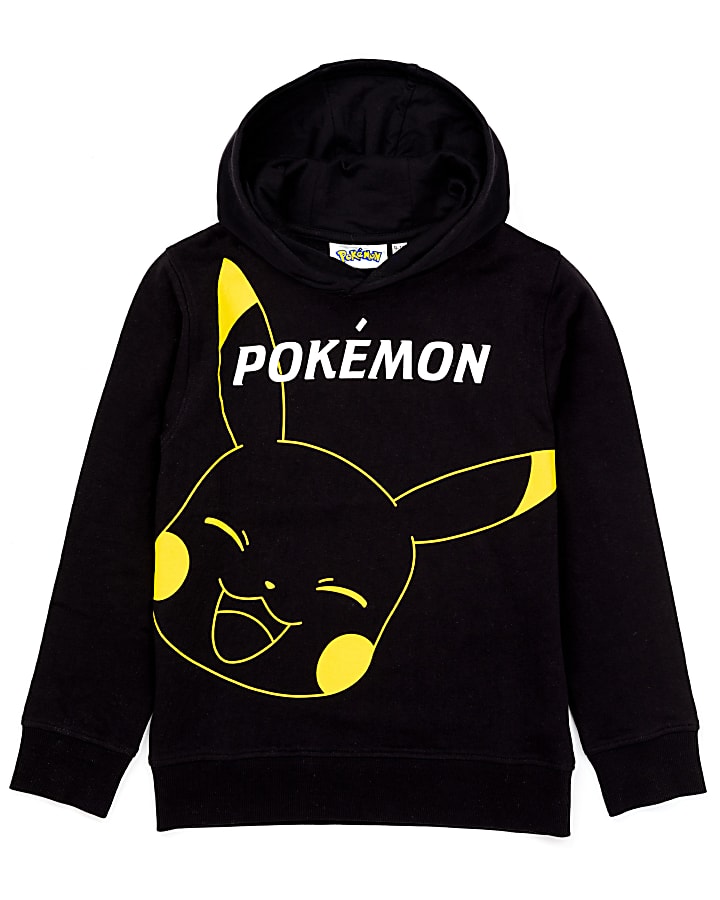 Black VU Pokemon Pikachu Hoodie