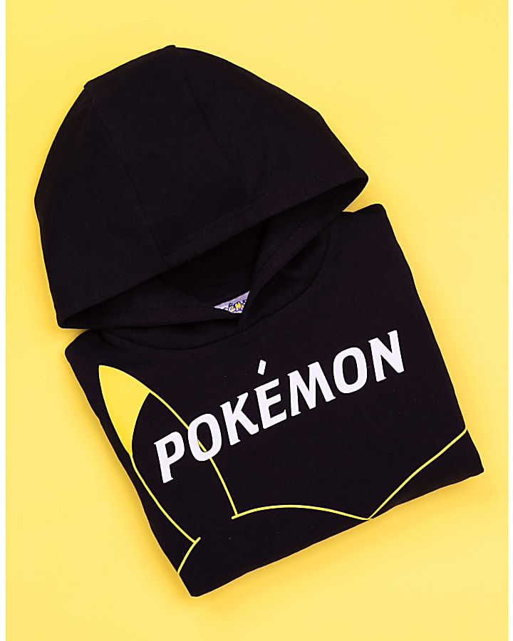 Black VU Pokemon Pikachu Hoodie