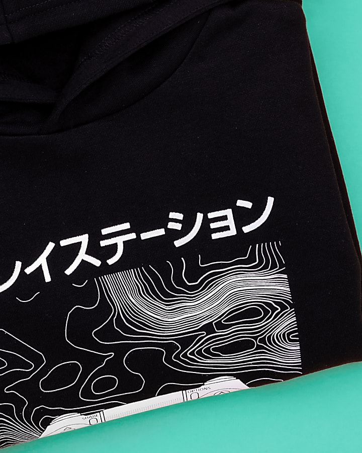 Black Playstation Hoodie