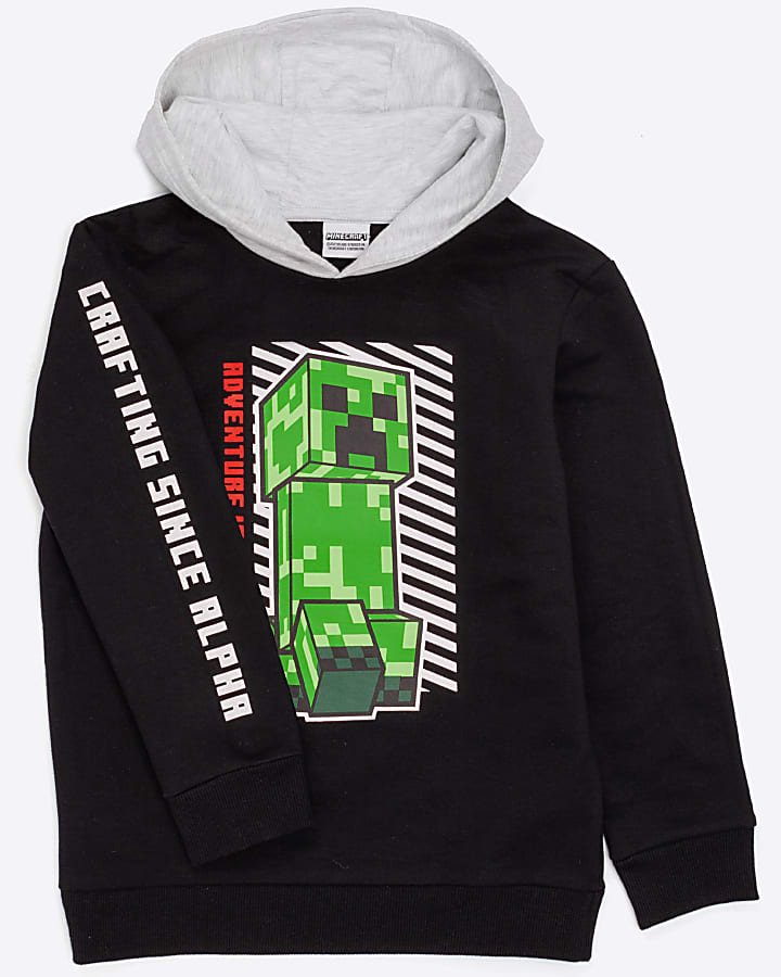 Black Minecraft Creeper Hoodie