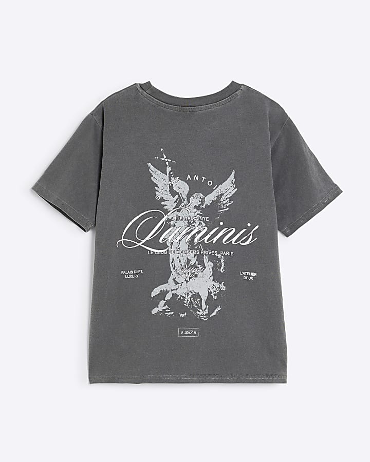 Boys Black Gothic Luminis T-Shirt