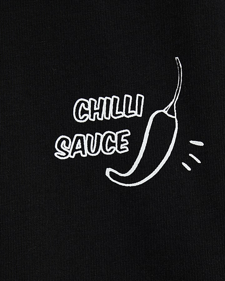 Boys Black Chilli Graphic T-shirt