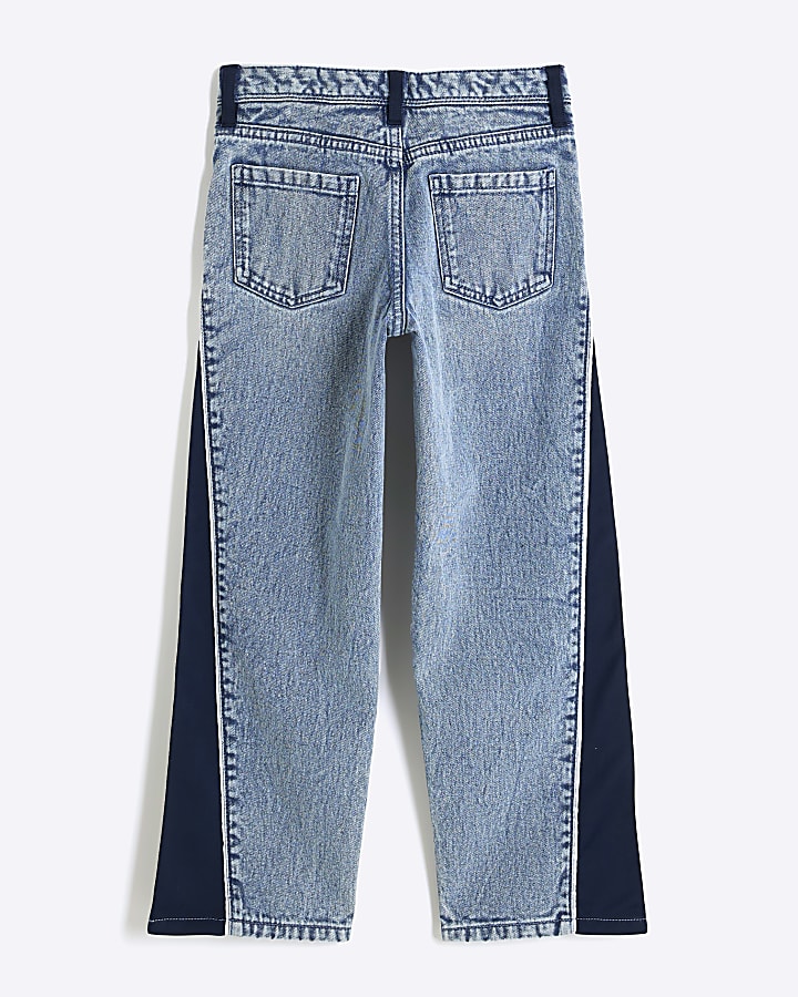 Girls Blue Denim Hybrid Straight Jeans