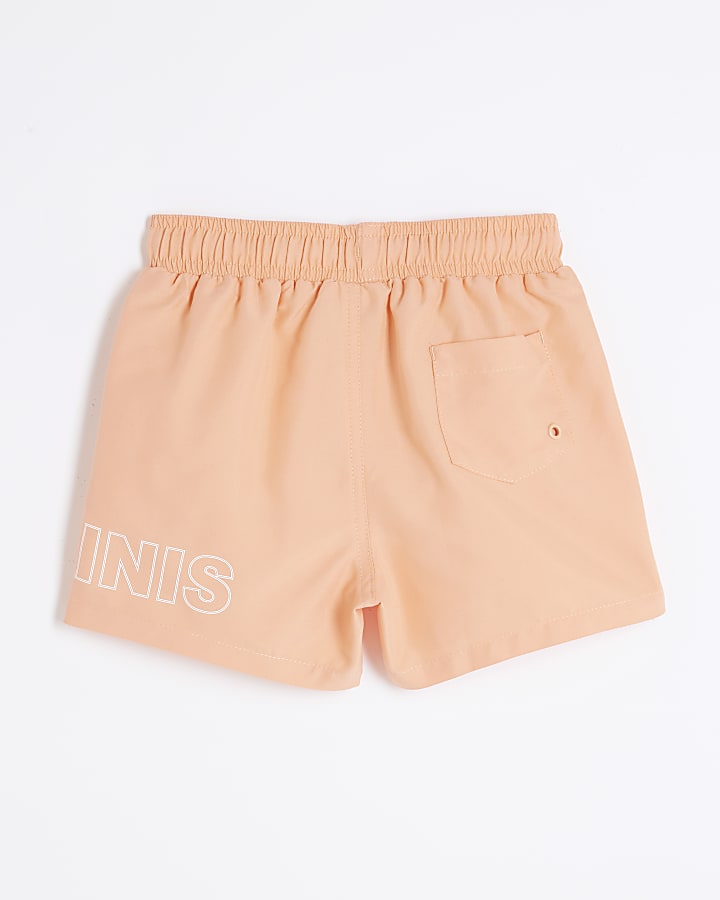 Mini Boys Orange Luminis Swim Shorts