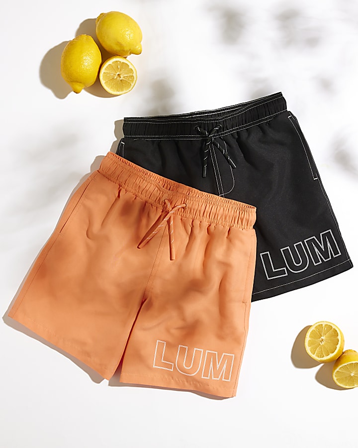 Boys Black Luminis Swim Shorts