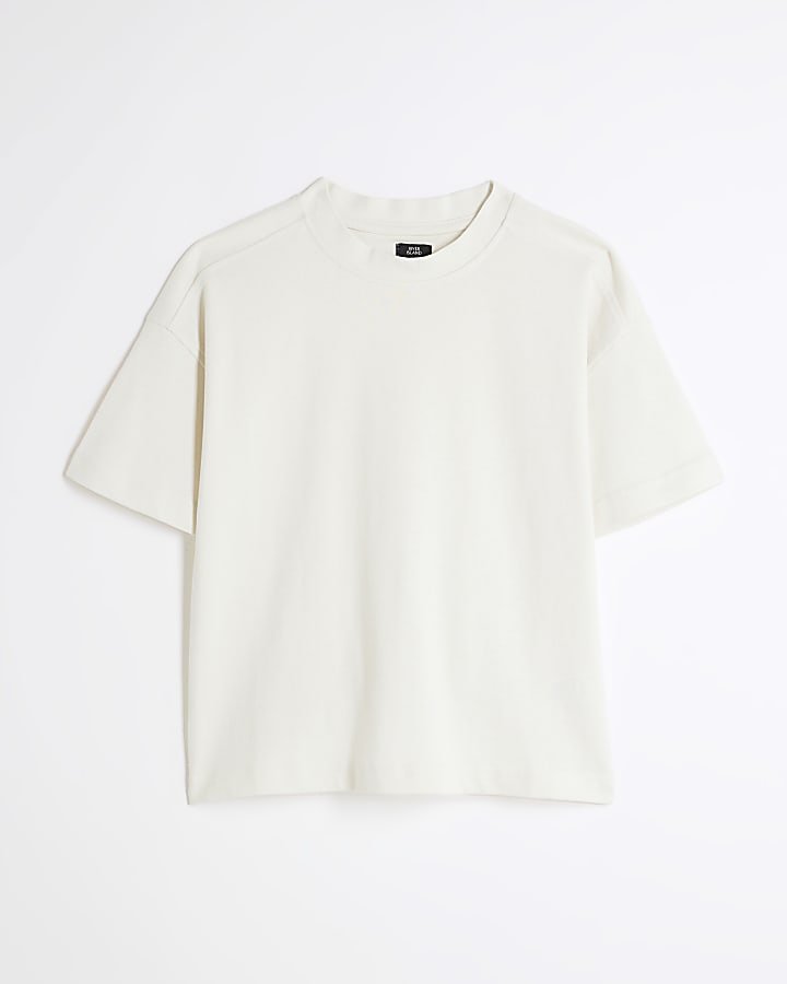 Boys White RI Studio Oversized T-Shirt