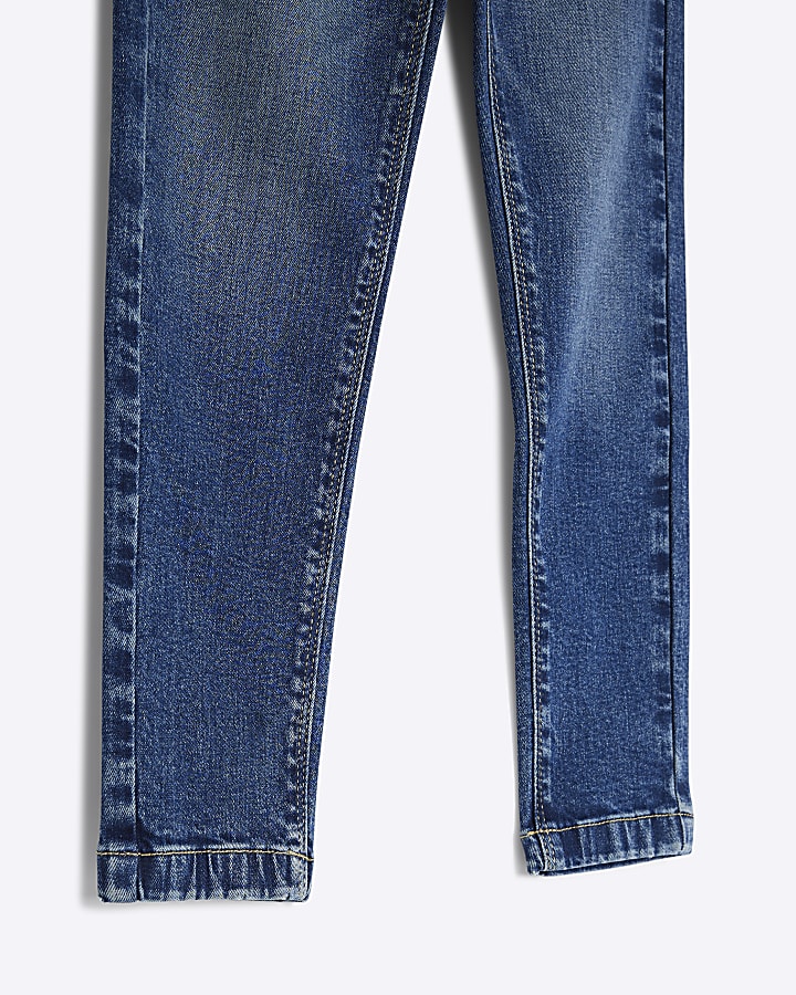 Girls Denim Washed Skinny Jeans