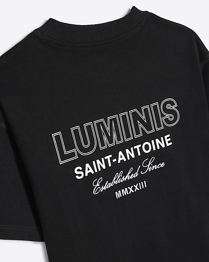 Boys Black Luminis T-Shirt