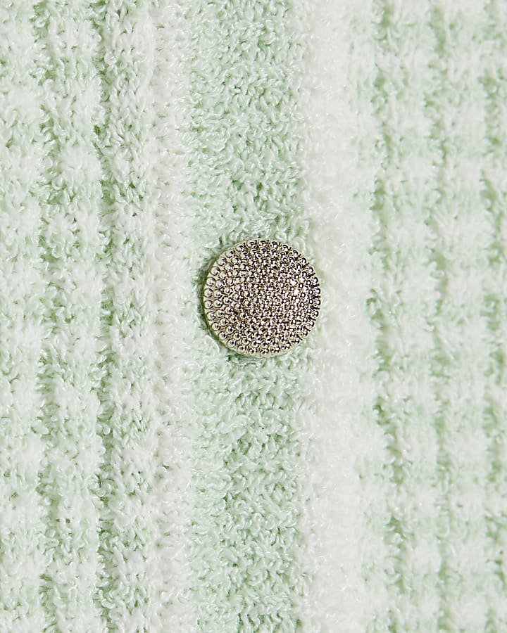 Girls Green Boucle T-Shirt