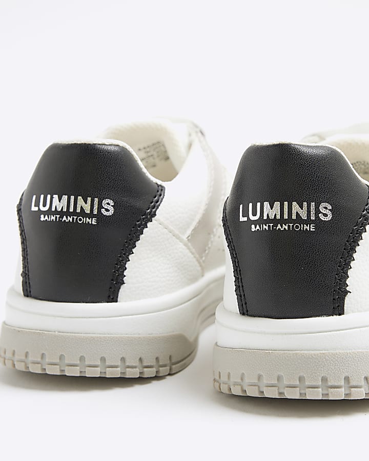 Boys White Luminis Mesh Trainers