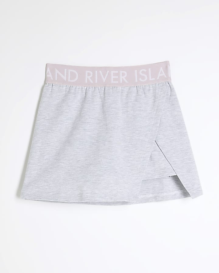 Girls Pink RI Waistband Skort