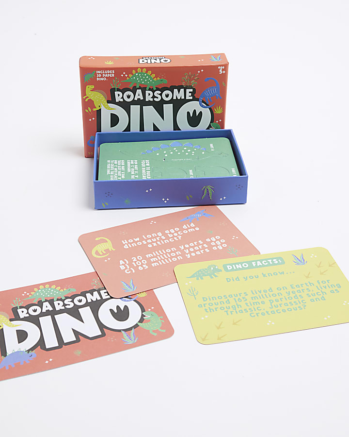 Boys Orange Dino Activity Kit