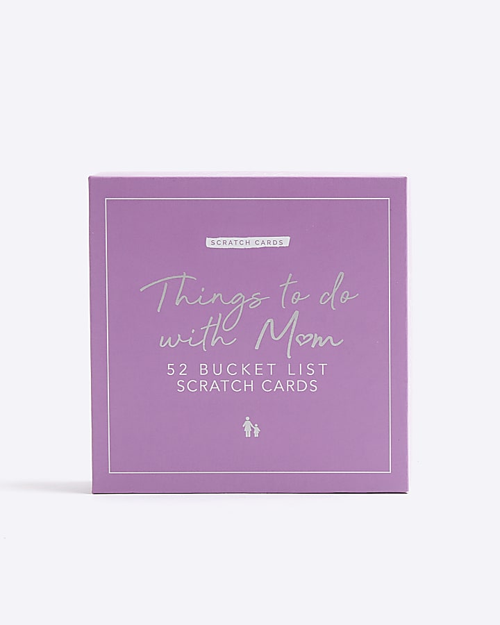 Purple Mum Bucket List Cards