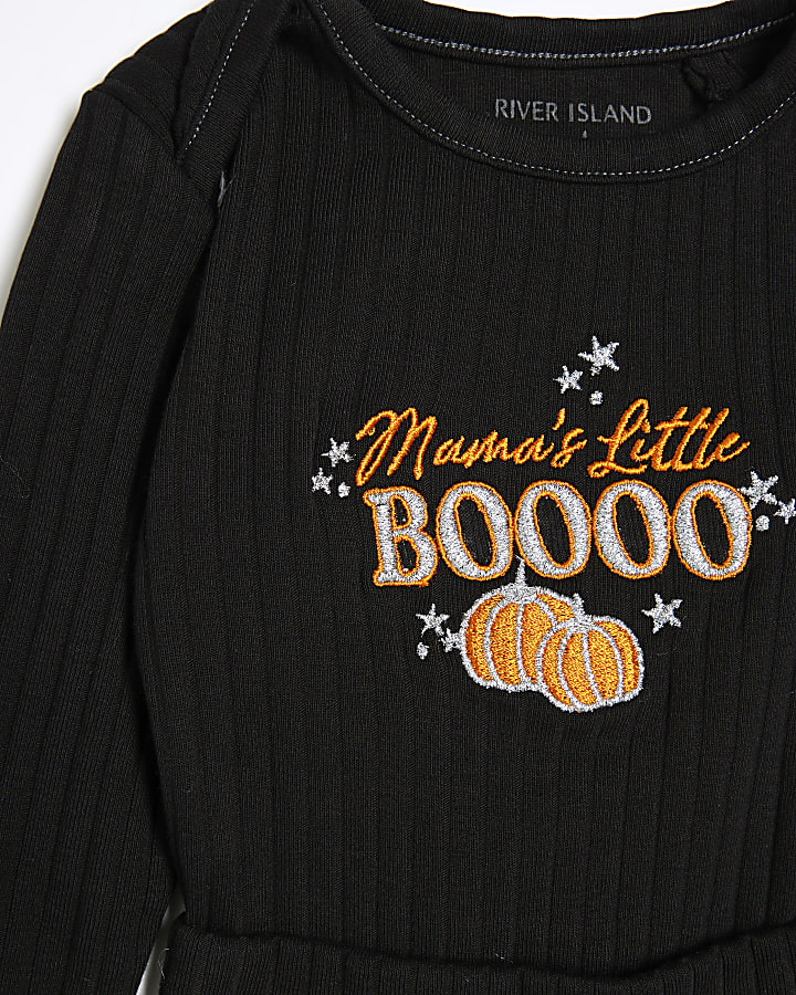 Baby Black Mamas Little Boo Halloween Set
