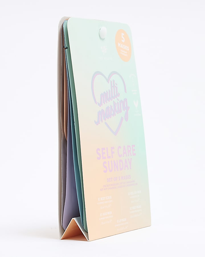 5PK Multi Colour Face Masks