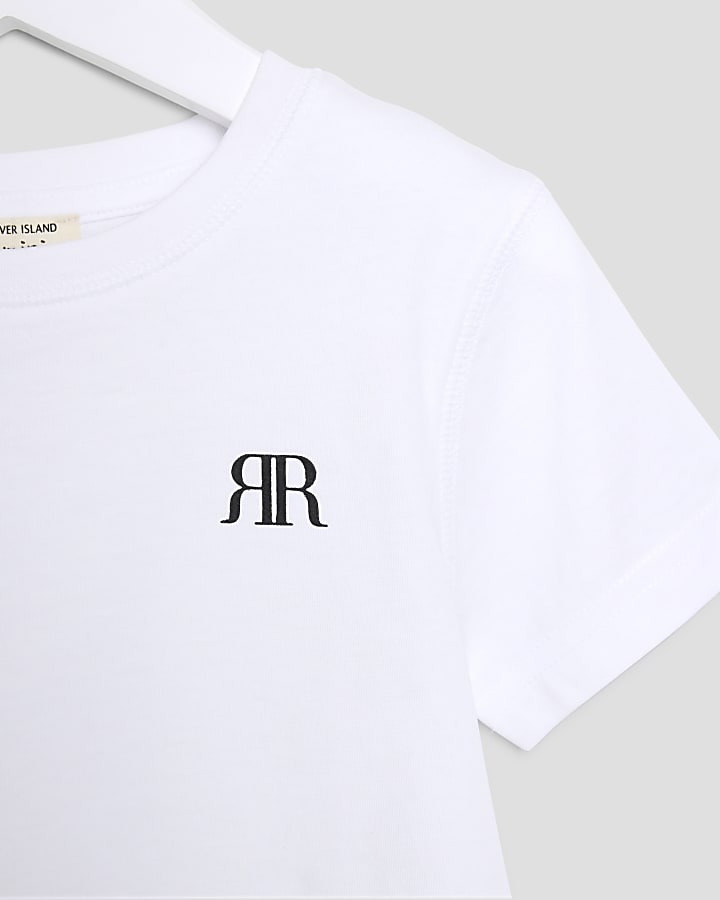 Mini white Ri t-shirt 2 pack