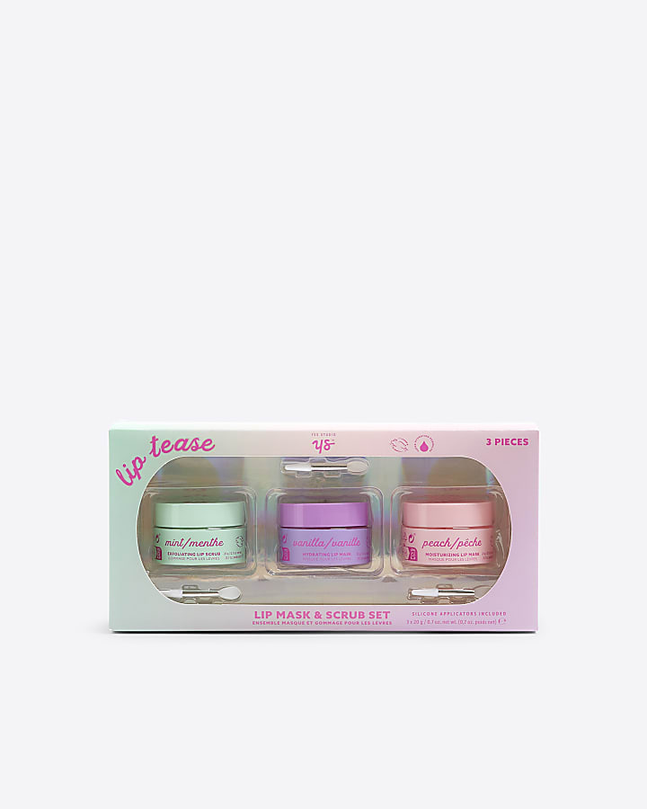 Multi Colour Lip Mask And Scrub Set