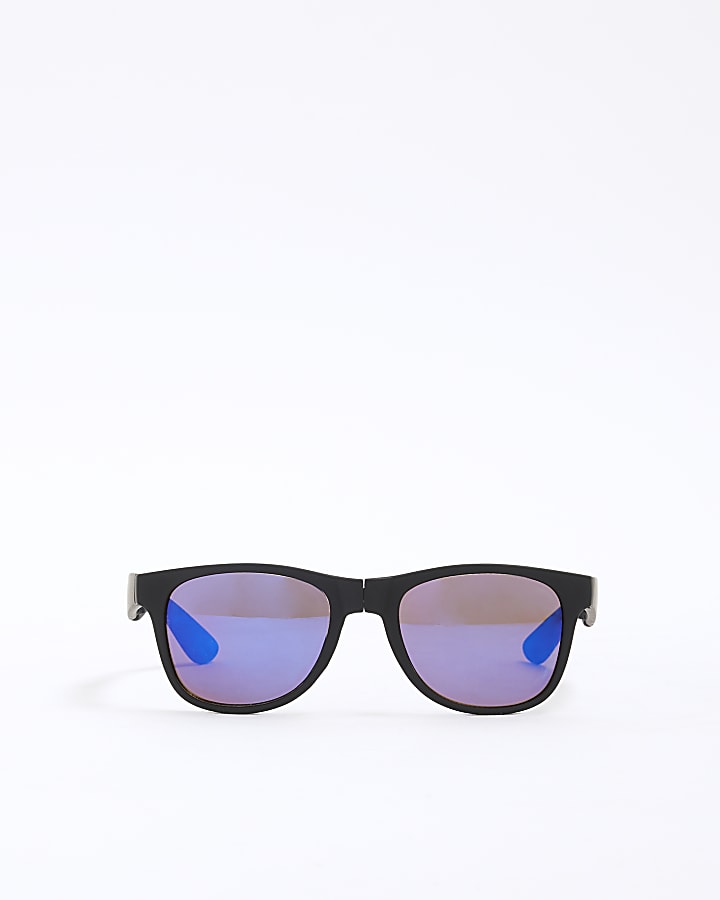 Mini Boys Black Foldable Wayfarer Sunglasses