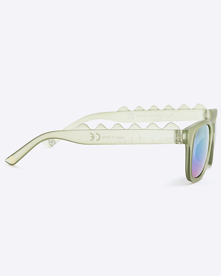 Mini Boys Green Dinosaur Sunglasses