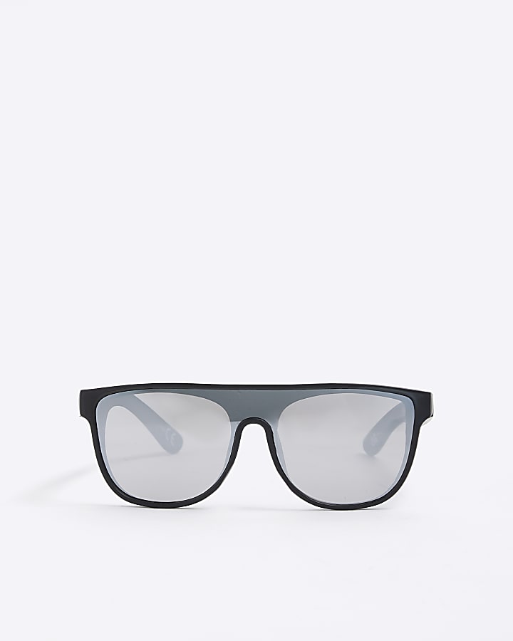 Mini Boys Black Mirror Visor Sunglasses