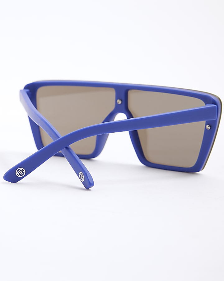 Boys Blue Visor Sunglasses