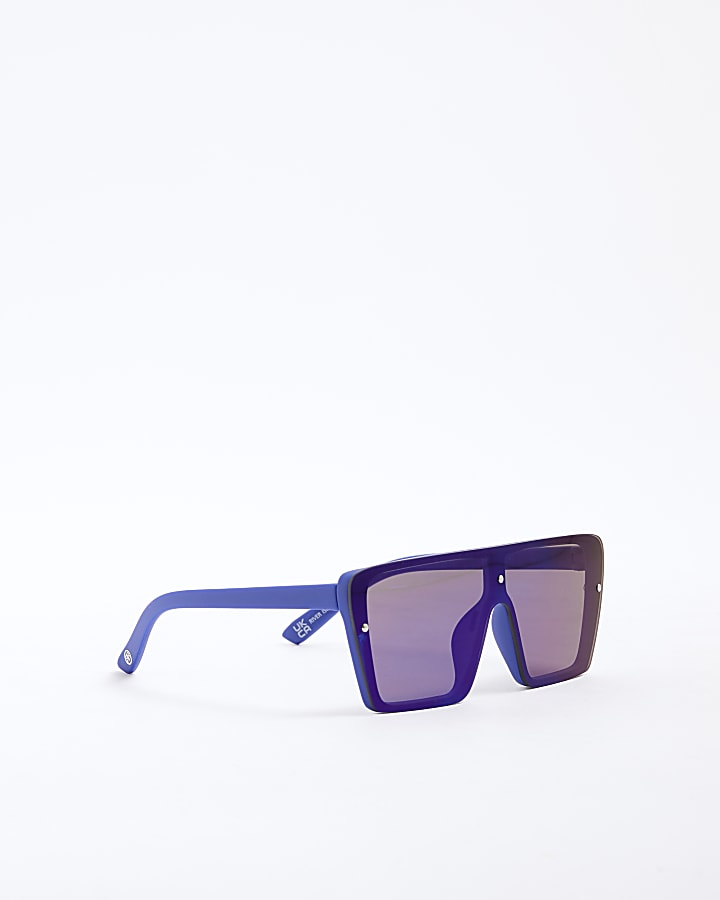 Boys Blue Visor Sunglasses