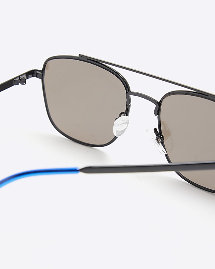 Boys Blue Metal Navigator Sunglasses