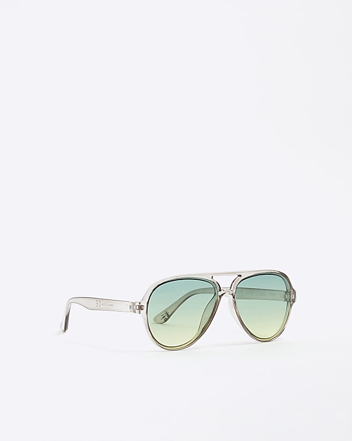 Boys Blue Ombre Aviator Sunglasses