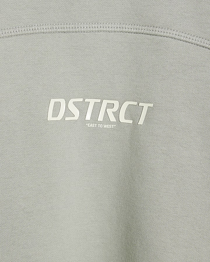 Mini Khaki District Sweatshirt Set