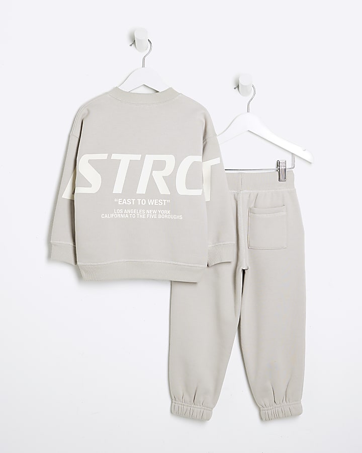 Mini Stone District Sweatshirt Set