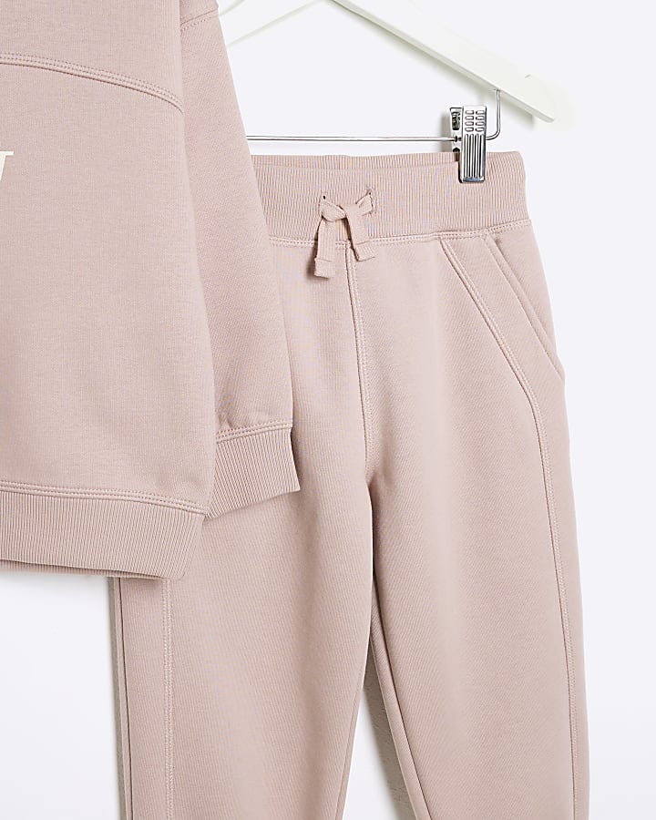 Mini Pink District Sweatshirt Set