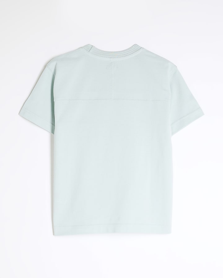 Boys Blue Piped T-Shirt