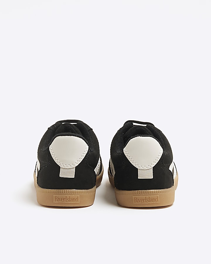 Black Lace Up Trainers