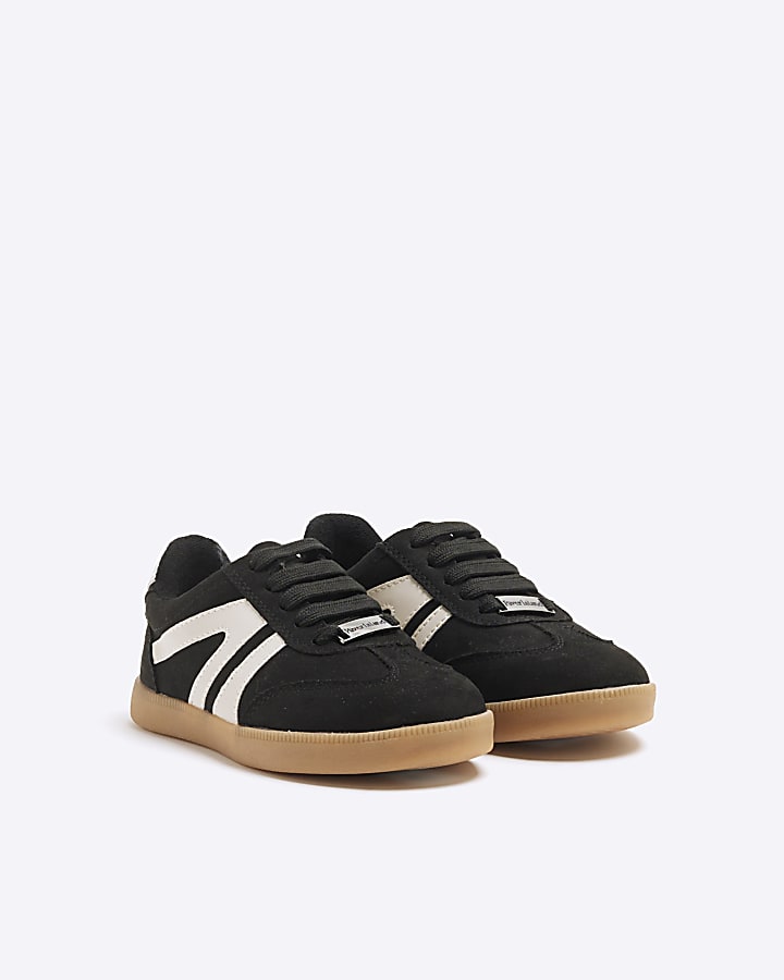 Black Lace Up Trainers