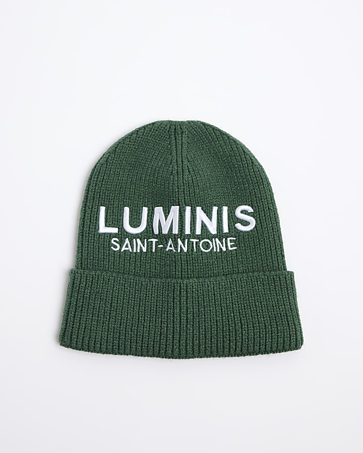 Boys Green Luminis Beanie