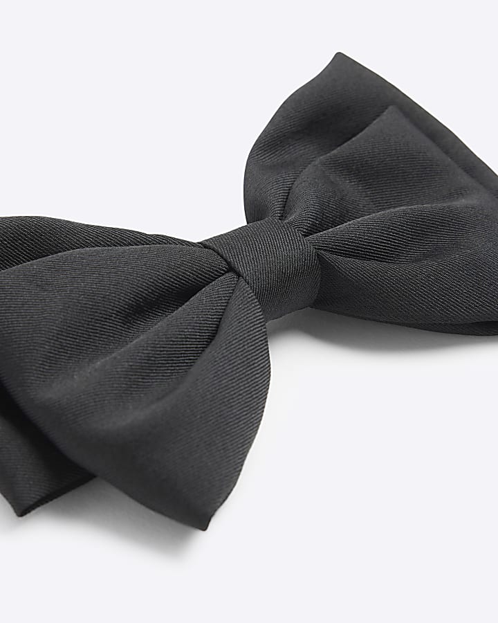 Girls Black Bow Hair Clip