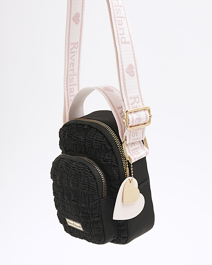 Girls Black Cross Body Bag