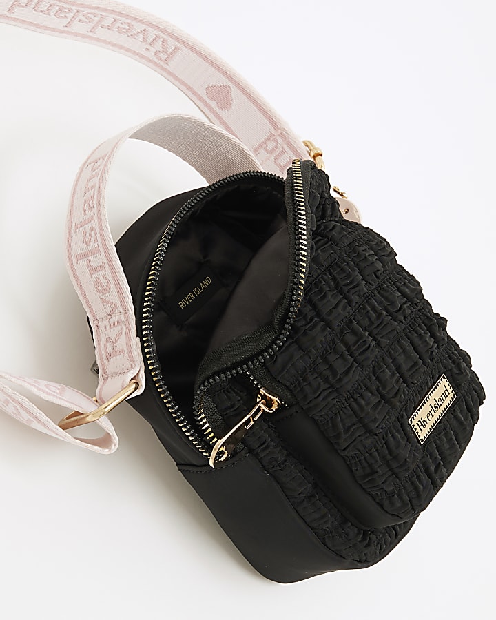 Girls Black Cross Body Bag