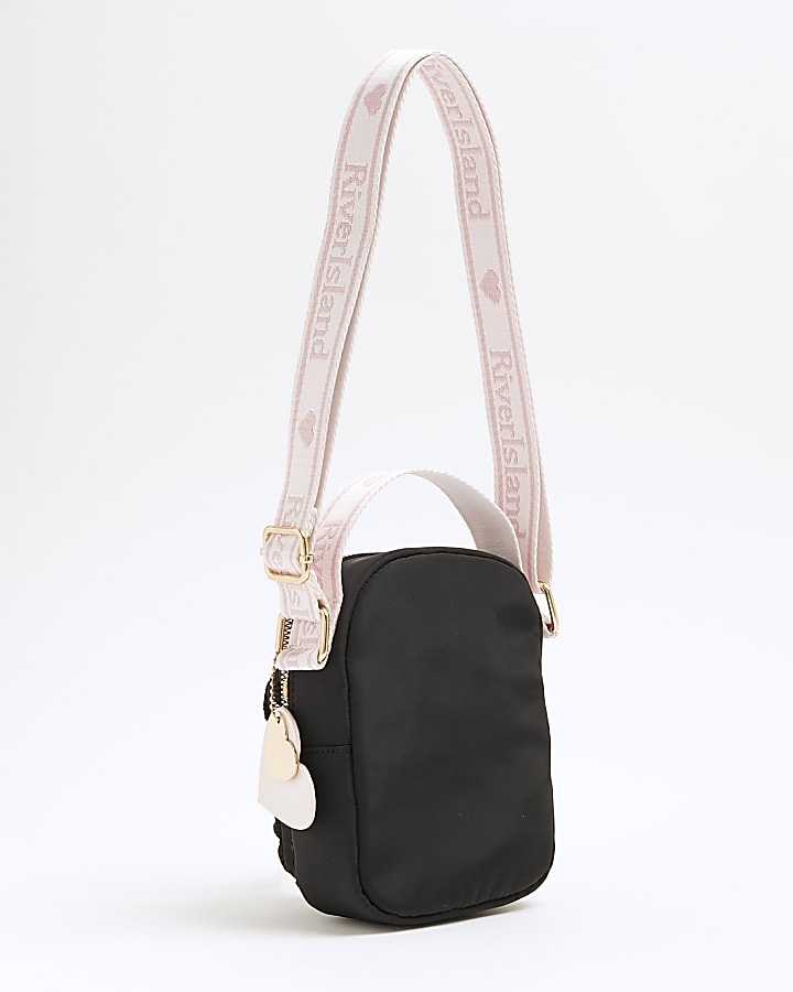 Girls Black Cross Body Bag