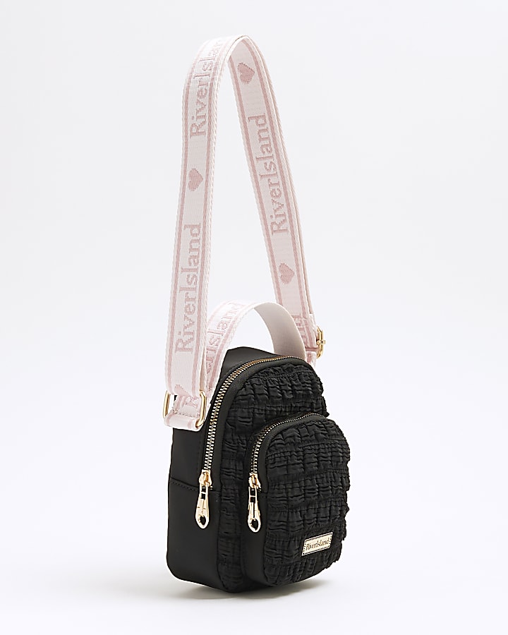 Girls Black Cross Body Bag