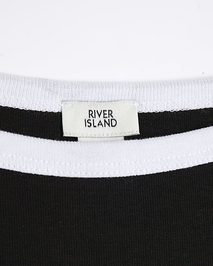 Girls Black Brooklyn Graphic T-Shirt