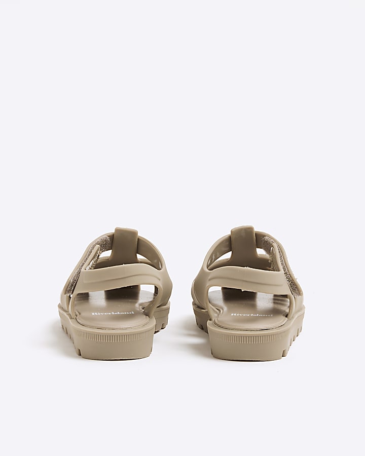 Beige Luminis Jelly Sandals