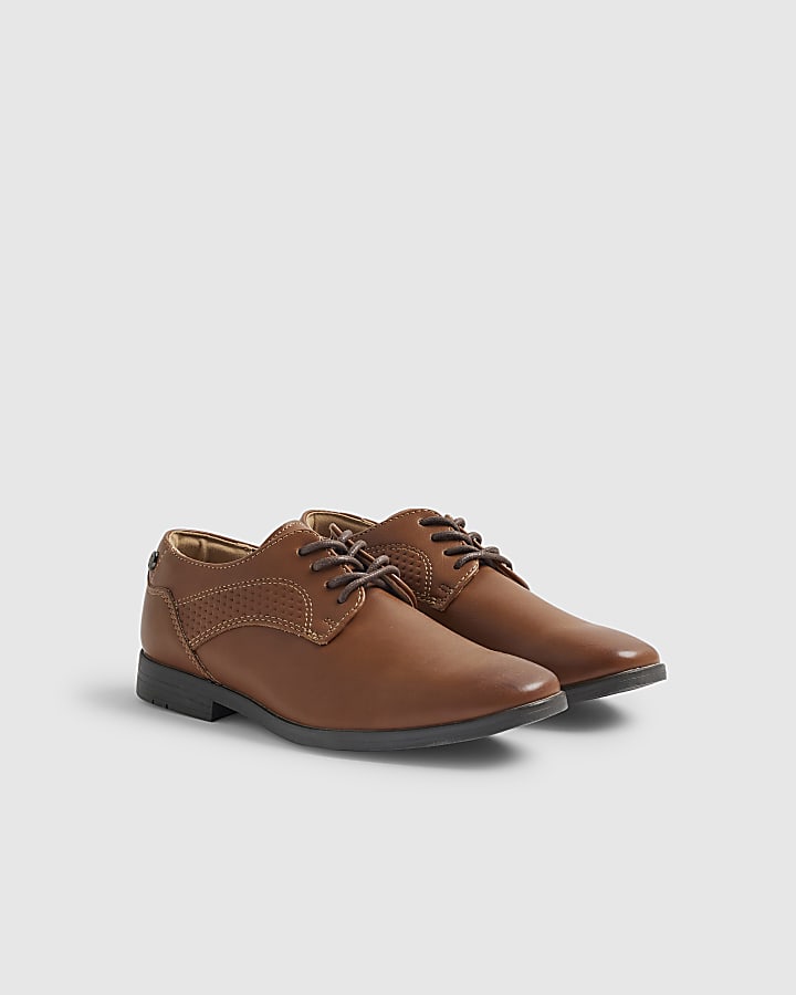 Boys Brown Pointed Shoe