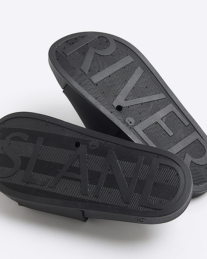 Boys Black Luminis Sliders