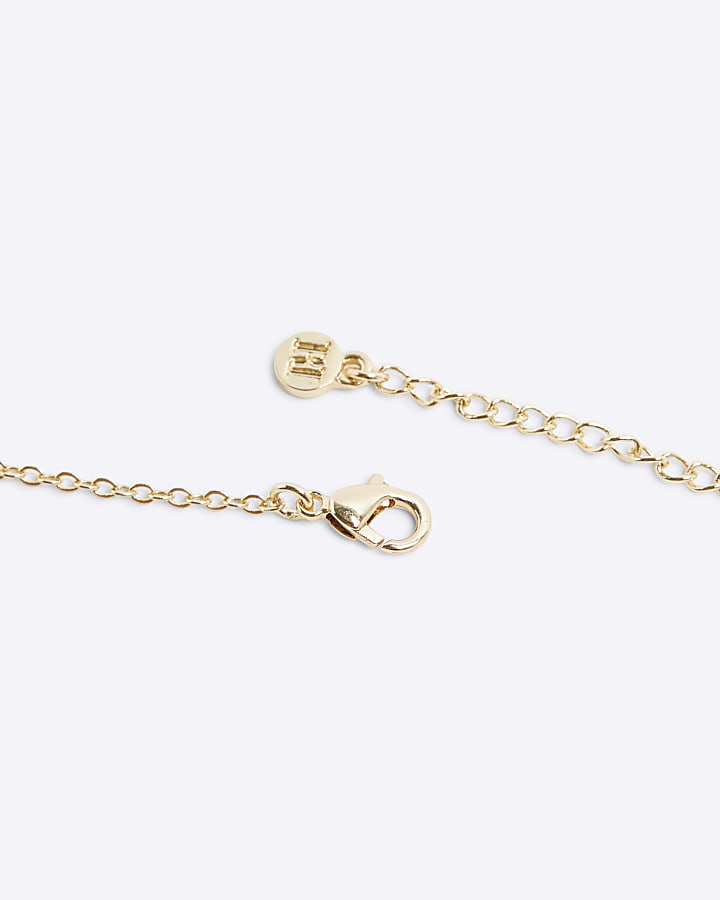 Girls Gold Cross Necklace