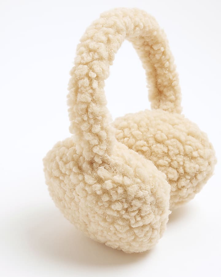Brown Borg Fluffy Earmuffs