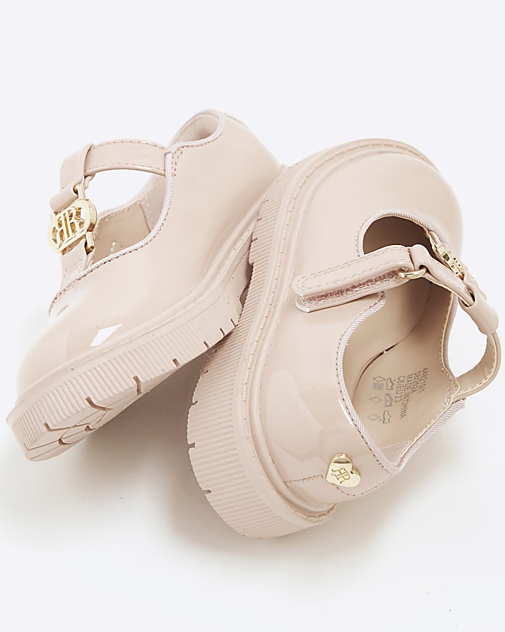 Mini Girls Pink Patent Mary Jane Shoes