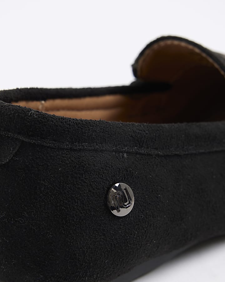 Boys Black Loafers
