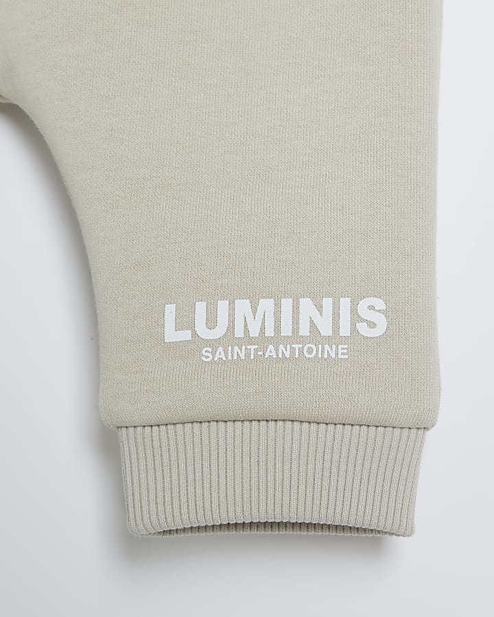 Baby Boys Beige Luminis Sweatshirt Set